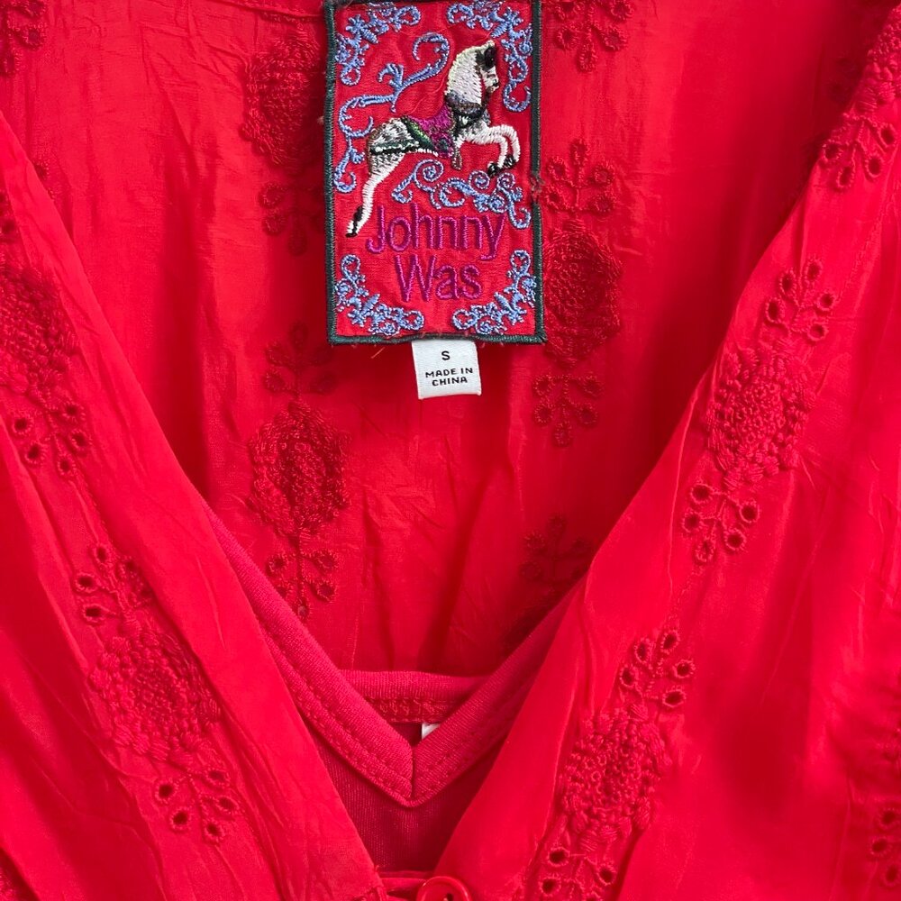 Johnny Was Scarlet Maxi Dress - Picture 7 of 7